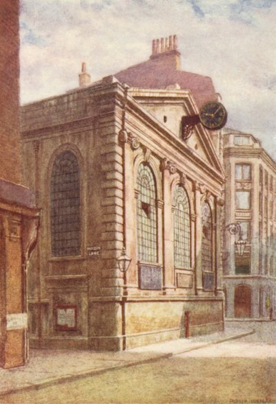 Aziz Michael Kilisesi, Wood Street, 1896 by Philip Norman