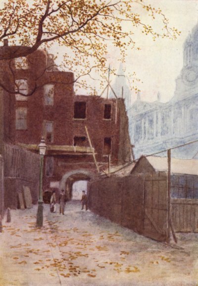 Dekanlar Mahkemesi, St Pauls Churchyard, 1894 by Philip Norman