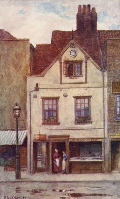 Maunders Balık Dükkanı, Cheyne Yürüyüşü, 1887 by Philip Norman