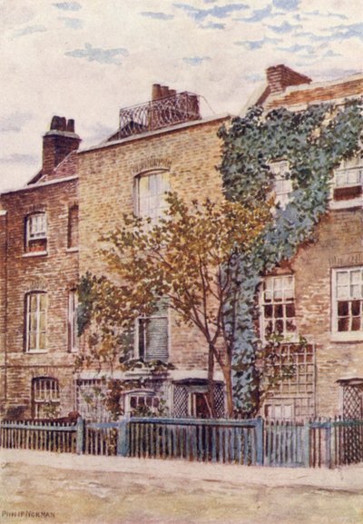 Turners Evi, Cheyne Yürüyüşü, Chelsea, 1887 by Philip Norman
