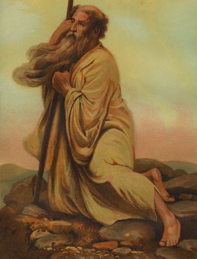 Musa vaat edilmiş toprakları inceliyor by Philip Richard Morris