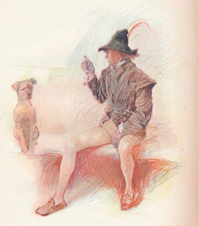 Launce ve Köpeği, 1903, 1903 by Philip William May