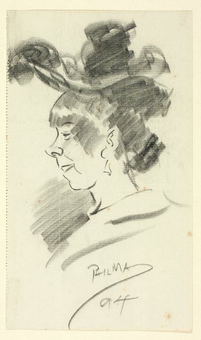 Bir Kadının Profili by Philip William May