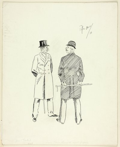 Bastonlu İki Bey by Philip William May