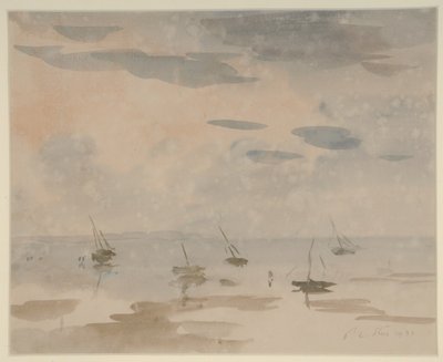 (kağıt üzerine sulu boya) by Philip Wilson Steer