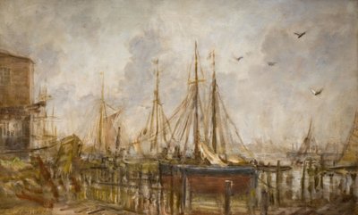 Bir Tersane, Shoreham, Sussex, 1926. by Philip Wilson Steer