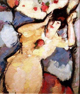 Kanepede Uzanmış Kız by Philip Wilson Steer