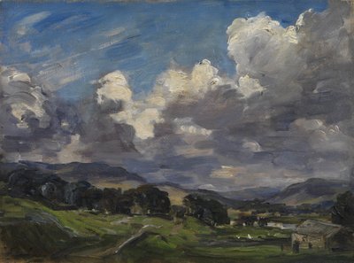Hawes, Wensleydale, c.1900-10 (tuval üzerine yağlı boya) by Philip Wilson Steer