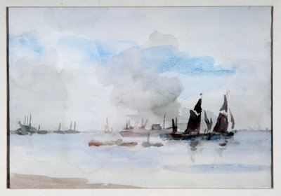Thames Mavnaları, Greenhithe by Philip Wilson Steer