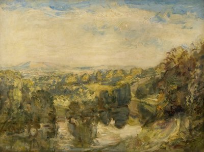 Teme Nehri, Akşam, Ludlow Yakınında - Uzaktaki Clee Tepeleri by Philip Wilson Steer