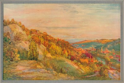 Kırmızı köprü, Ironbridge, 1910, c1932 by Philip Wilson Steer