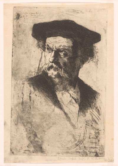 Bir adamın portresi by Philip Zilcken (signed by artist)