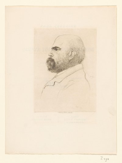 Paul Verlaine'in Portresi by Philip Zilcken