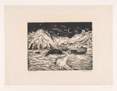 Dağlık gece manzarası by Philipp Bauknecht