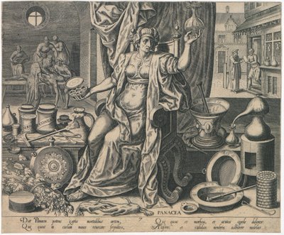 Her derde deva, 1574. by Philipp Galle