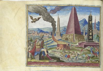 Dünyanın Sekizinci Harikası serisinden Mısır Piramitleri, 1572 by Philipp Galle