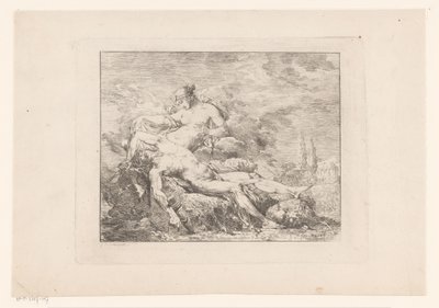 Diana ve Endymion by Philippe Auguste Hennequin