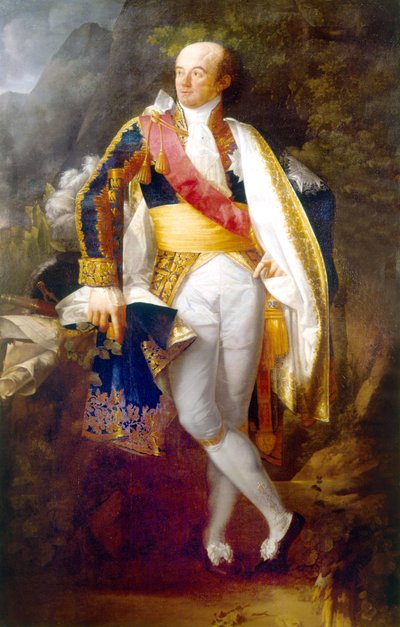 Marshall Perignon'un Portresi (resim) by Philippe Auguste Hennequin