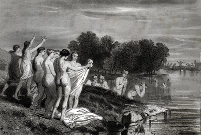 Anabaptizm: Anabaptistler, vaftizin ancak adayın Mesih'e olan inancını itiraf etmesi ve vaftiz edilmek istemesi durumunda geçerli olduğuna inanan Hristiyanlardır. by Philippe Auguste Jeanron