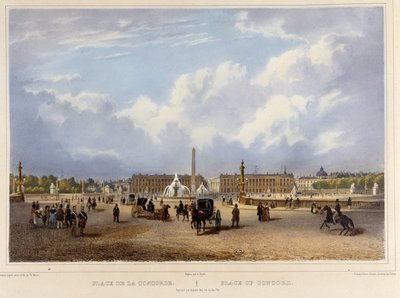 Place de la Concorde (dikilitaş) - Jacottet ve Benoist tarafından tasarlanan “Paris