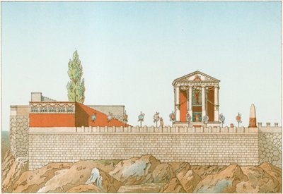 Labrouste tarafından restore edilen Cora Tapınağı by Philippe Benoist