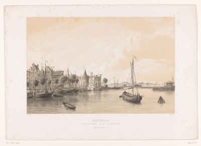 Amsterdam'daki Westerdok'un görünümü Westerdok'un görünümü / Vue du Port Bassin de l'Ouest (nesne üzerine başlık) Amsterdam'daki görüntüler (dizi başlığı) Amsterdam (nesne üzerine seri başlığı) by Philippe Benoist