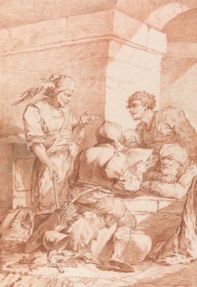 Corps de Garde (Bir Kitapla Yenilen Barbarlar) by Philippe Jacques de Loutherbourg