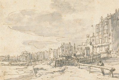 Brighton'daki Cephe by Philippe Jacques de Loutherbourg