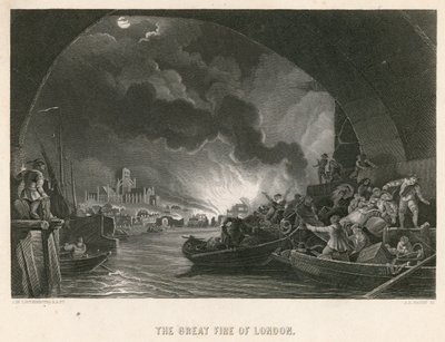 ಲಂಡನ್ ಟರ್ಕಿಯ ಮಹಾ ಬೆಂಕಿ by Philippe Jacques de Loutherbourg