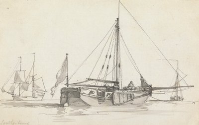 Üç Gemi by Philippe Jacques de Loutherbourg