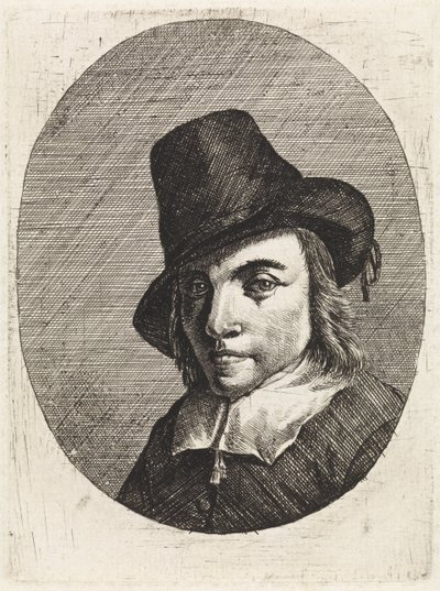 Bilinmeyen bir adamın portresi by Philippe Lambert Joseph Spruyt