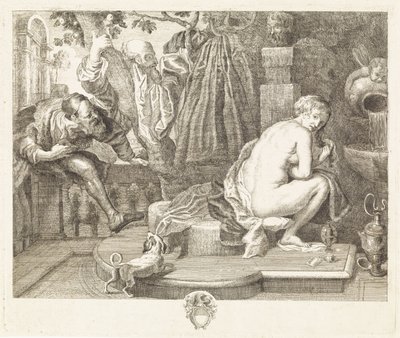 Susanna ve Yaşlılar by Philippe Lambert Joseph Spruyt
