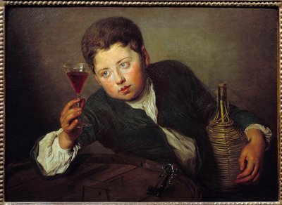 Genç çeşnicibaşı Resim Philippe Mercier (1689-1760) (ec.engl.) 18. yüzyıl Güneşi. 0.5x0.67m by Philippe Mercier