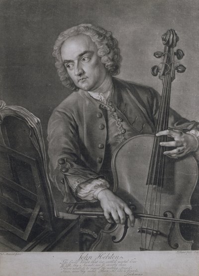 Handel orkestrasında bir çellist olan John Hebden