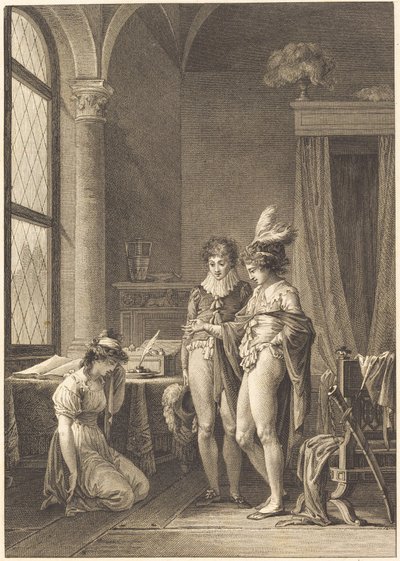 Mona Lisa: Affetmek by Philippe Triere after Jean Baptiste Mallet