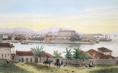 Rio de Janeiro (lito rengi) by Philippe and Ciceri Eugene Benoist