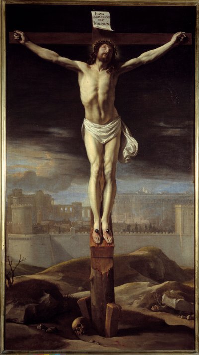 İsa çarmıhta. Philippe De Champaigne (1602-1674) Ec. Alev. by Philippe de Champaigne