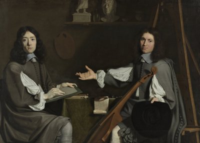 İki Sanatçının Çift Portresi, 1654 by Philippe de Champaigne