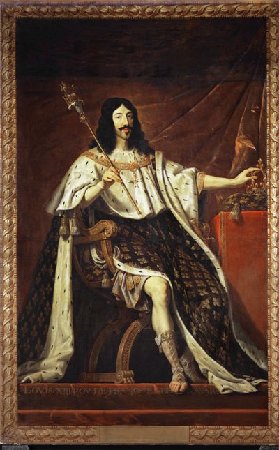 Fransa kralı 13. Louis by Philippe de Champaigne