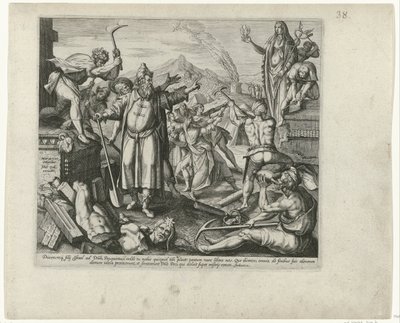 Vernietiging van de afgodsbeelden van Baäl Boetedoening en berouw in het Oude Testament en het Nieuwe Testament (dizi başlığı) Suçların cezasının, cezanın merkezinde olduğu ve kendisini Rab Tanrı