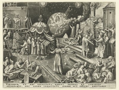 ölçülülük Temperance (nesne üzerindeki başlık) Yedi Erdem (dizi adı) by Philips Galle