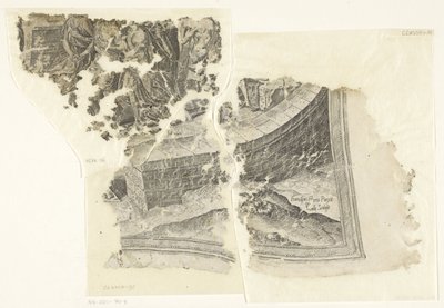 Cebes Tabula Cebetis Carta Vitae'nin sahnesinin sağ alt köşesi (orijinal başlık) by Philips Galle