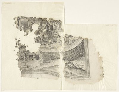 Cebes Tabula Cebetis Carta Vitae'nin sahnesinin sağ alt köşesi (orijinal başlık) by Philips Galle