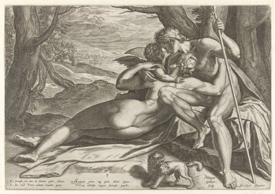 Amor ile Venüs ve Adonis Adonis