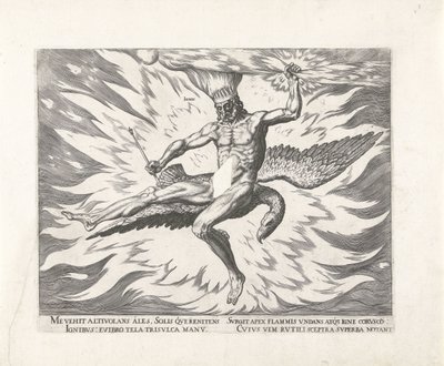 Havai fişek Ignis (nesne üzerindeki başlık) Dört Element (dizi adı) by Philips Galle