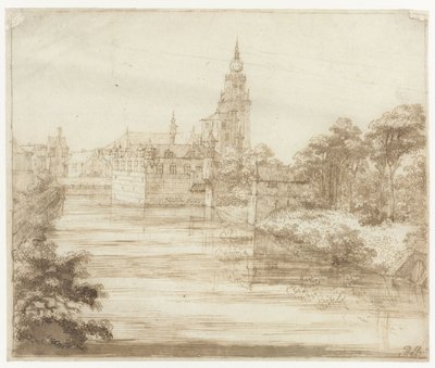 Breda'nın görünümü by Philips Huygens
