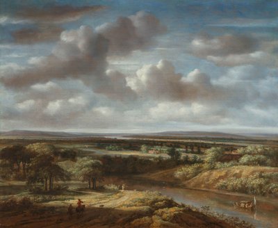 Nehir Manzarası by Philips Koninck