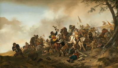Savaş sahnesi by Philips Wouwerman