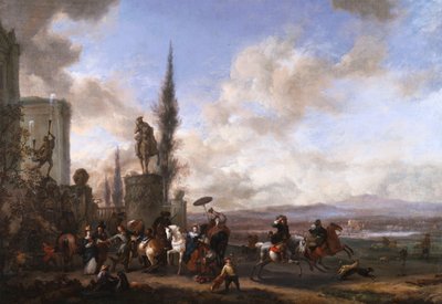 Av için Ayrılış by Philips Wouwerman