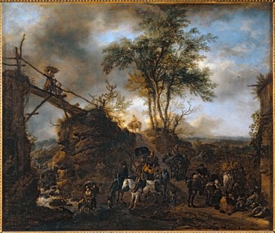  by Philips Wouwermans or Wouwerman